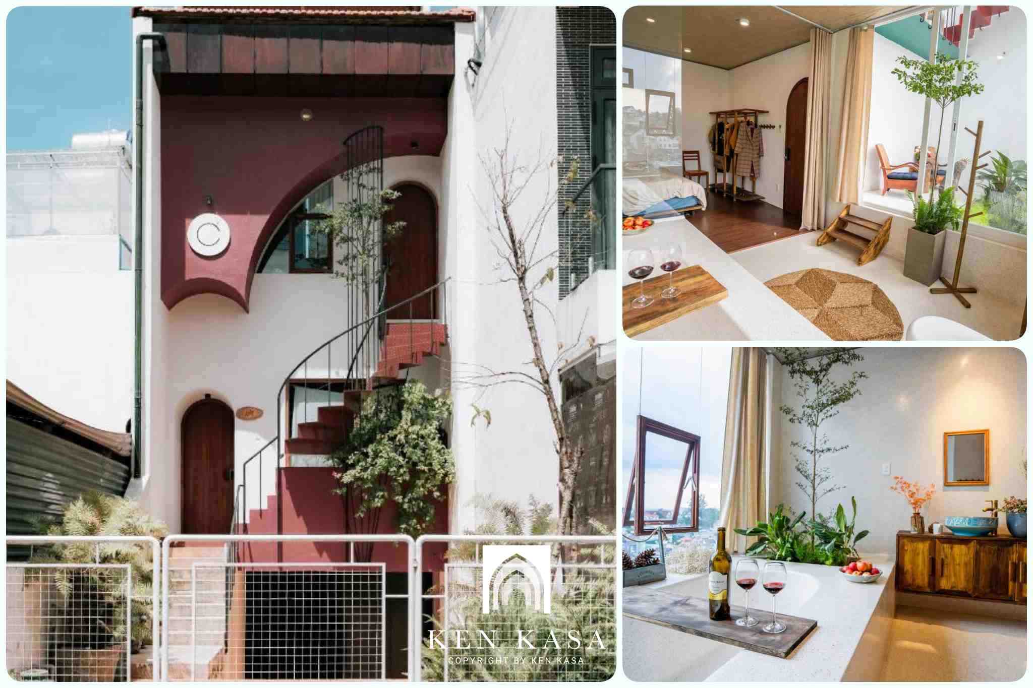 Mẫu nhà homestay đẹp cherry suites dalat